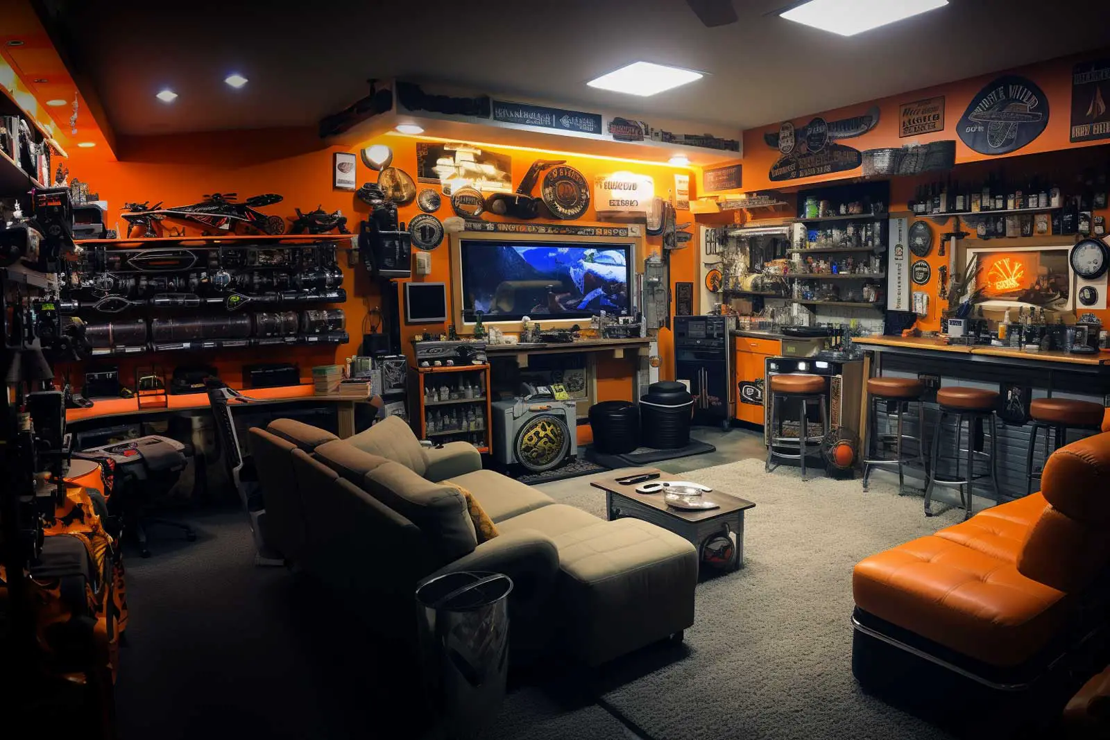 Transform Your Garage Into The Ultimate Man Cave 10 Creative Ideas
