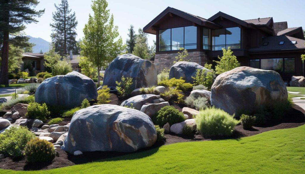 30+ Front Yard Landscaping Ideas with Rocks and Mulch (With Examples)